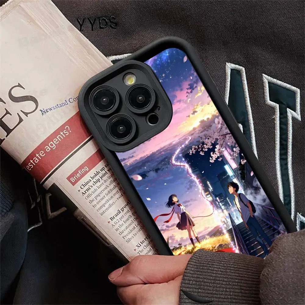 Anime Your N-Name Kimi No Na Wa Phone Case For IPhone 17 16 15 14 13 12 11 Pro Max Plus MINI Soft Cover
