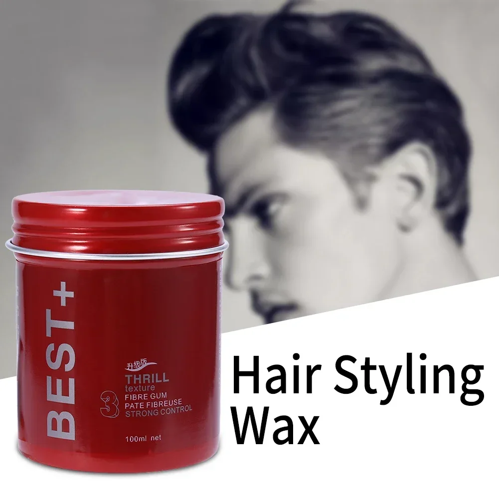 1Pcs 3 Colors Professional Long-Lasting Fluffy Hair Finalize Pomade Wax Styling Tools Men Cream Salon Hair Finishing Gel Cream