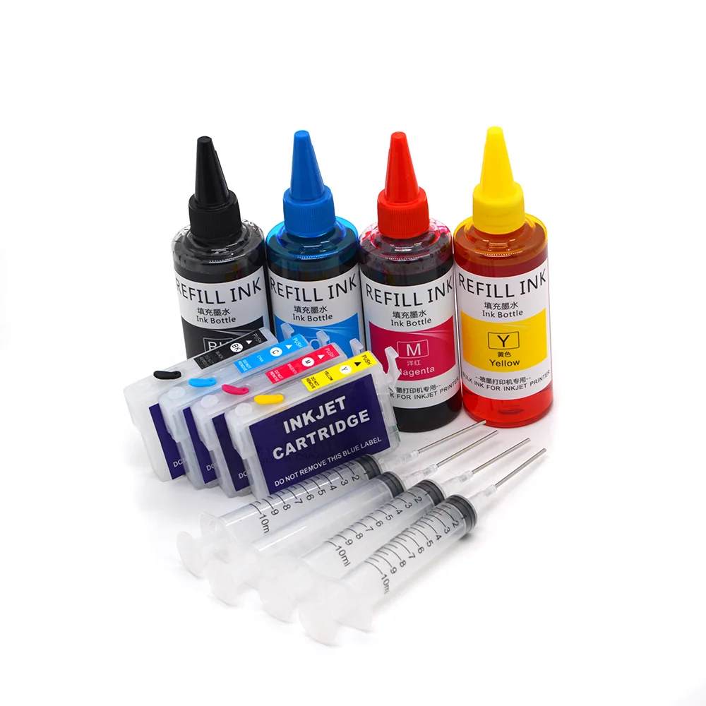 232 232xl Cartucho de tinta de recarga com chip e tinta corante 400ML para Epson XP-4200 XP-4205 WF-2950 WF-2930