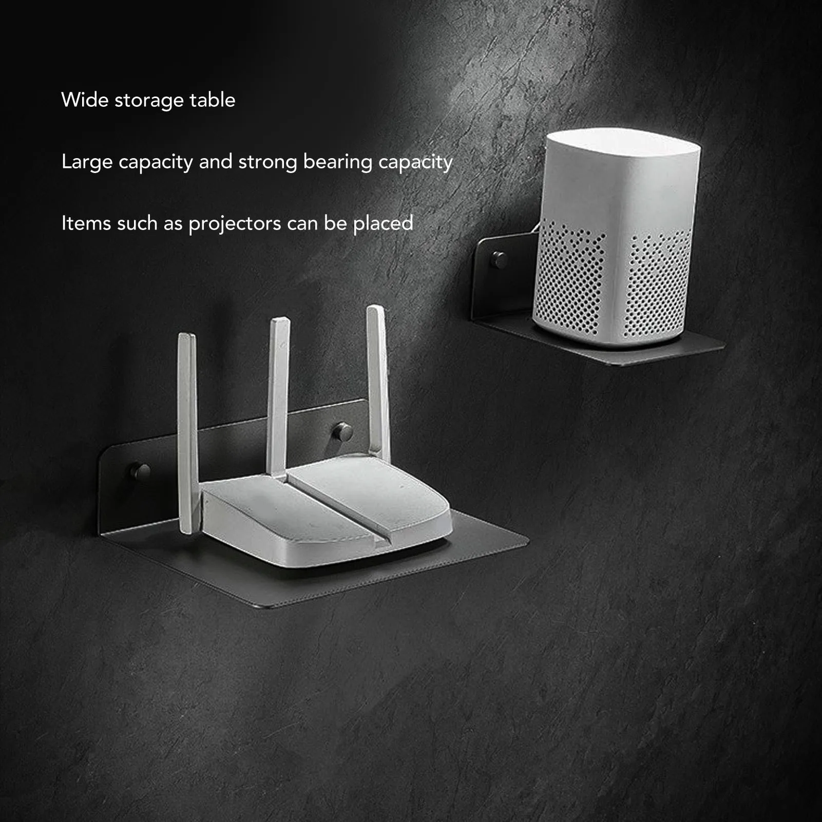 ZK40 Schermo TV Ripiano superiore Scaffale portaoggetti per proiettore addensato Set Top Box Rack Staffa per router