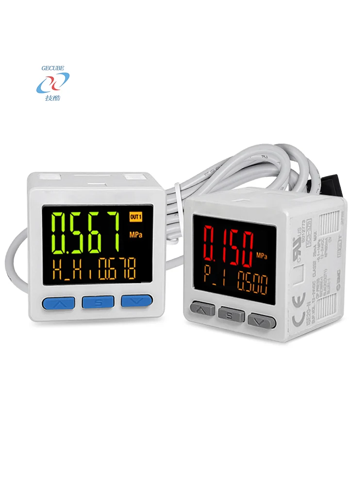 مفتاح الضغط الرقمي الأصلي ZSE40A-01-T-X501 مقياس الضغط السلبي ISE40A-W1-R-M-X501