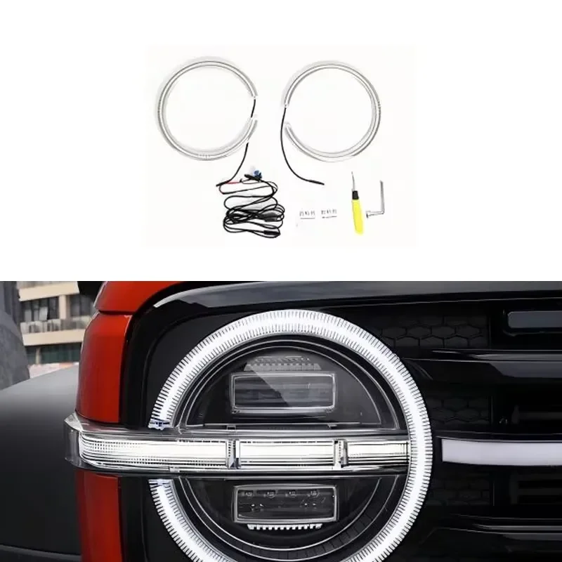 For Tank 300 Car Spotlight LED Roof Light High-brightness Roof Light Strong Light Searchlight Modification for tank 300 Body