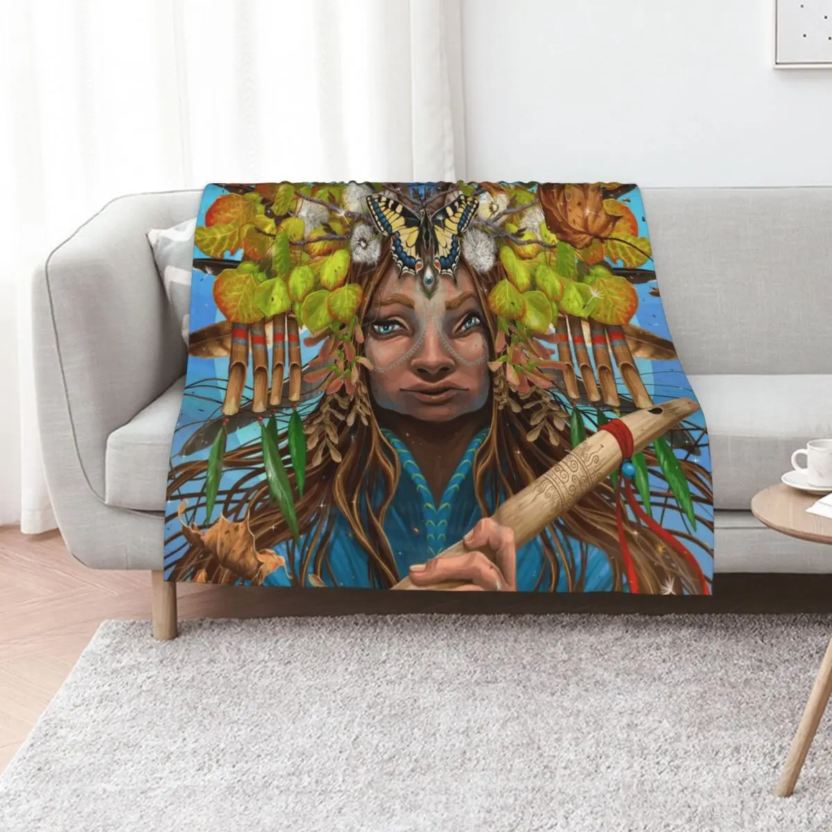 

WindSinger Throw Blanket Custom Thermals For Travel For Sofa Thin Vintage Blankets