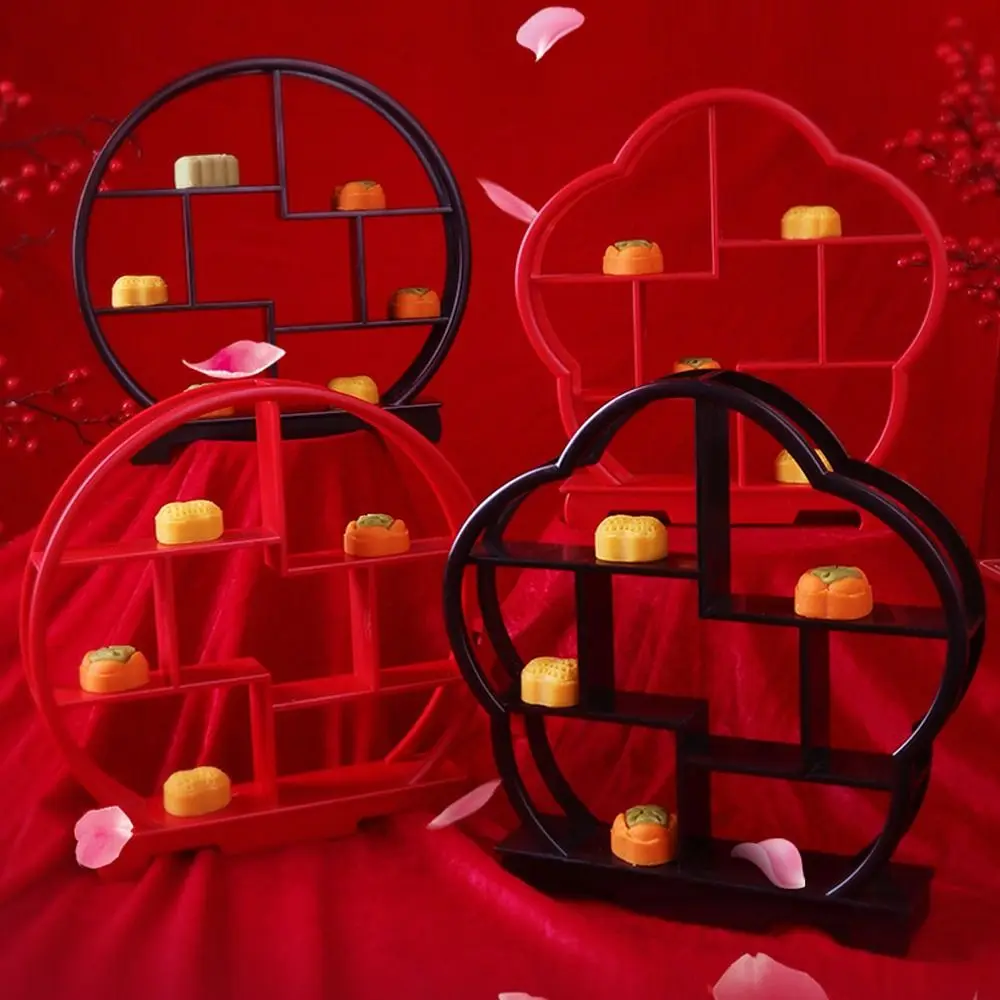 Kreativer Hochzeitsgebäckständer im chinesischen Stil, handgefertigtes festliches Modell, Spielzeug-Display-Ständer, antikes Aufbewahrungsregal, Partygeschenke