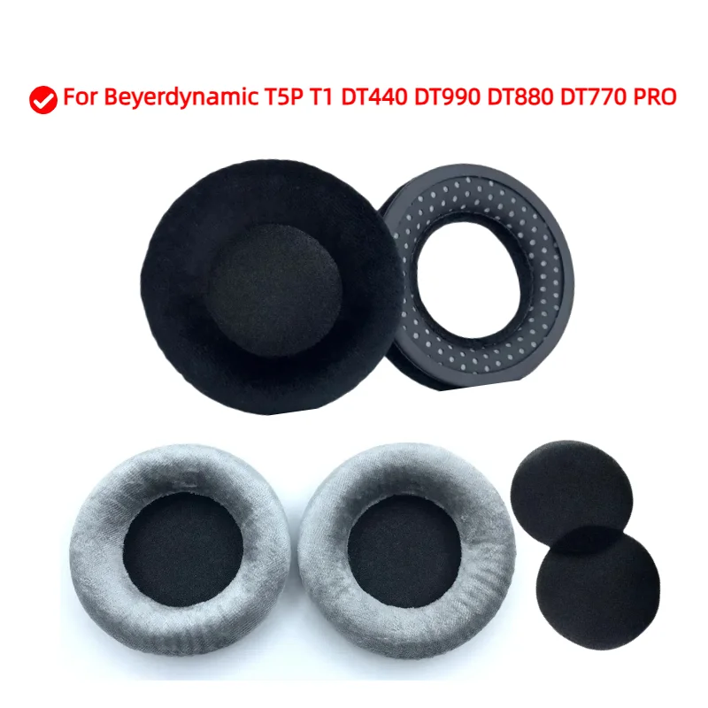 

Earphone For Beyerdynamic T5P T1 DT440 DT990 DT880 DT770 PRO Earpads Sponge Soft Foam Cushion Replacement Headphones Accessories