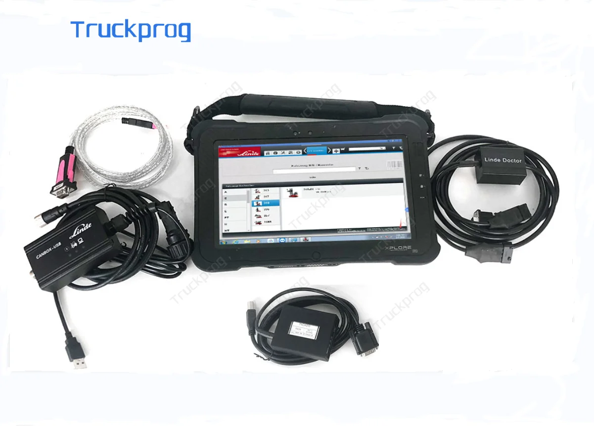 

Xplore tablet+Linde canbox doctor pathfinder with Judit Incado Box Diagnostic Kit Jungheinrich JUDIT 4 forklift truck scanner