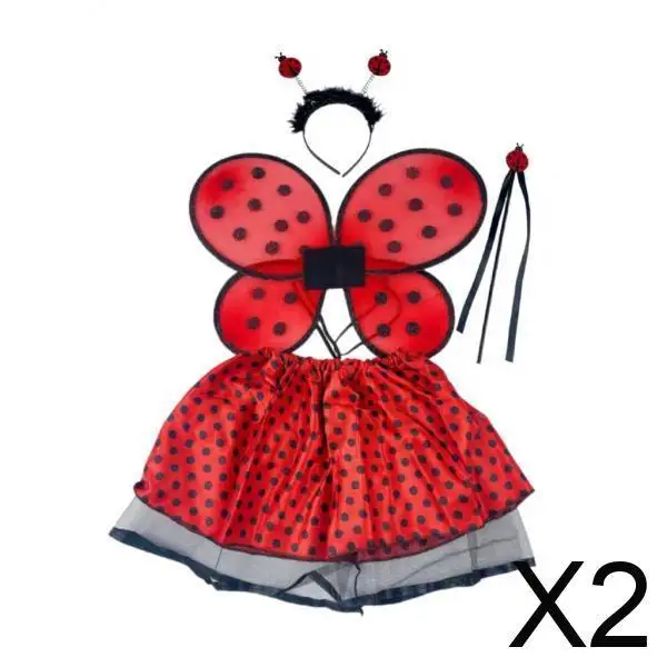 

Тканевый костюм с крыльями бабочки, повязка на голову, юбка для детей, вечерние косплей и карнавал