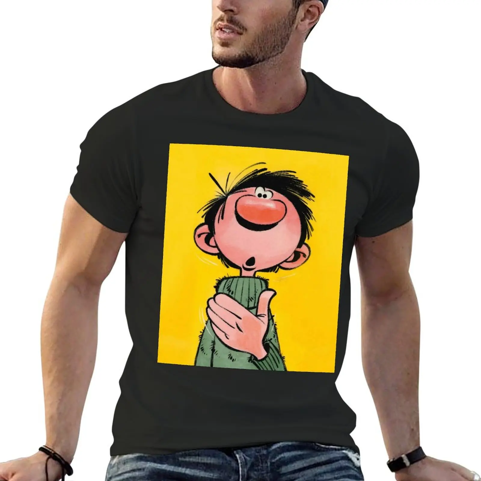 Gaston T-Shirt rapper graphic tees vintage plain t shirts men