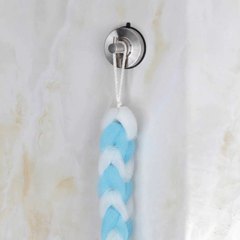 

2pcs Stainless Steel Suction Cup Vacuum Holder Bathroom Towel for Shower Wall No Drilling Removable Waterproof for Glass