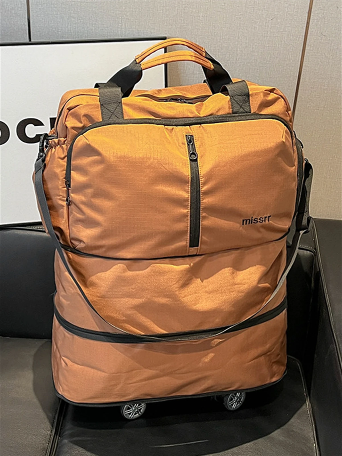 waterproof-travel-bag-large-capacity-short-trip-business-bag-can-be-slipped-over-luggage-check-in-baggage-carry-on-bag