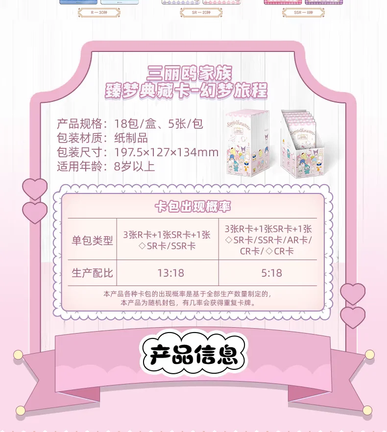 KAYOU Original Authentische Sanrio Exquisite Sammelkartenkollektion – PR Hello Kitty Sammelkartenspielzeug als Weihnachtsgeschenk – Detail 23