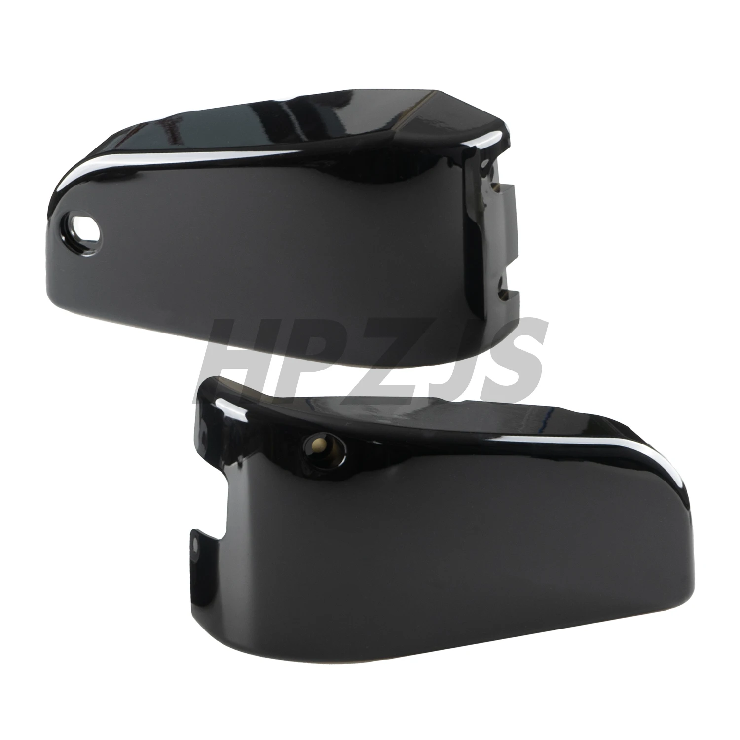 

For Kawasaki Motorcycle Fairing Battery Side Covers Gloss Black/Chrome For Kawasaki Vulcan 1500 VN1500 Classic Nomad 1996-2017