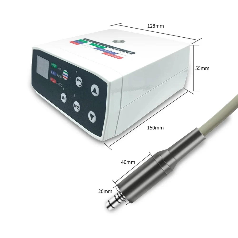 Dental Tool Brushless Micromotor LED Fiber Optical Brushless Internal Spray Electric Motor Dentistry Materials Unit