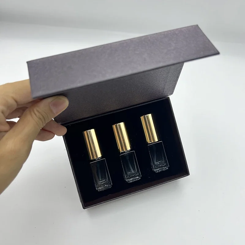 

30Pcs 3ml Gradient Empty Perfume Bottle Min Sample Bottle with Box Packaging Custom Logo Travel Refill Spray Bottle Wholesale