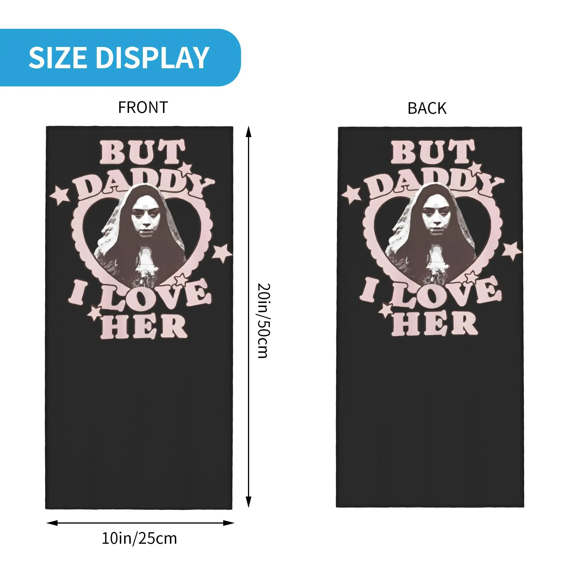 ولكن الأب أنا أحبها أوبري بلازا هو ريو فيدال باندانا الرقبة الجراب قناع مطبوع وشاح قناع الوجه الدافئ ركوب الدراجات