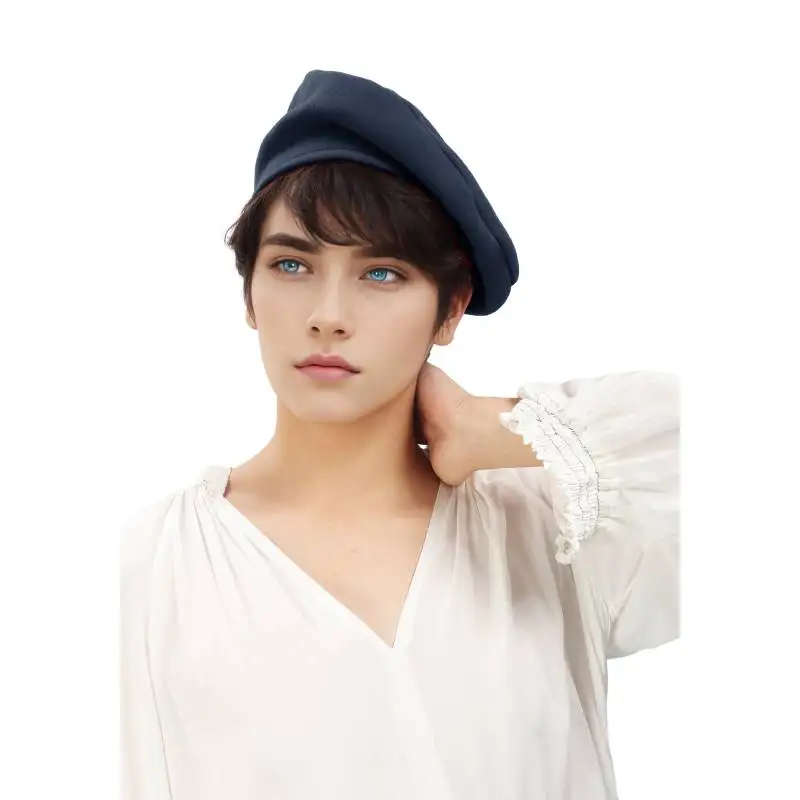 DAZCOS Medieval Beret Cap Renaissance Festival Cosplay Hat for Women Men Halloween