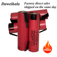 New Original NCR 18650GA 30A discharge 3.7V 3500mAh 18650 rechargeable battery toy flashlight lithium battery + DIY Nicke