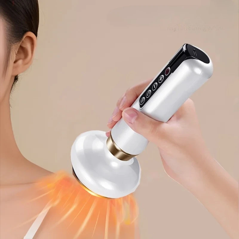 

Steel Ball Electric Cupping and Scraping Instrument Detoxification Tool Meridian Dredging Instrument Intelligent Waist Massager