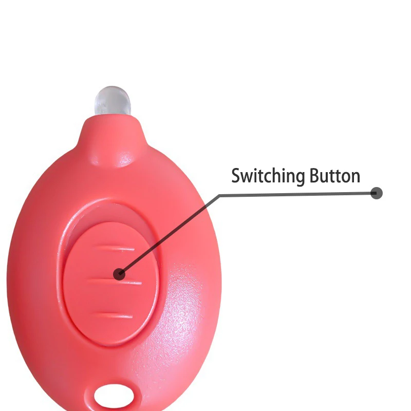 2PCS Mini Keychain LED Flashlight UV Torch Keyring Lamp Button Battery Lanterns White Light Children's Outdoor Light Torch