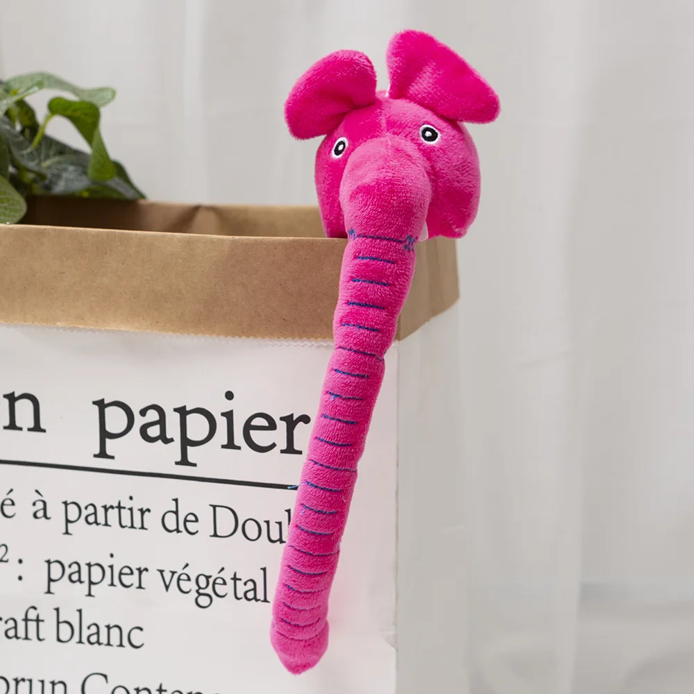 New Cartoon Cute Super Long Nose Elephant Plush Toys Baby Sleep Soothing Toys Room Decorations Children's Birthday Gifts