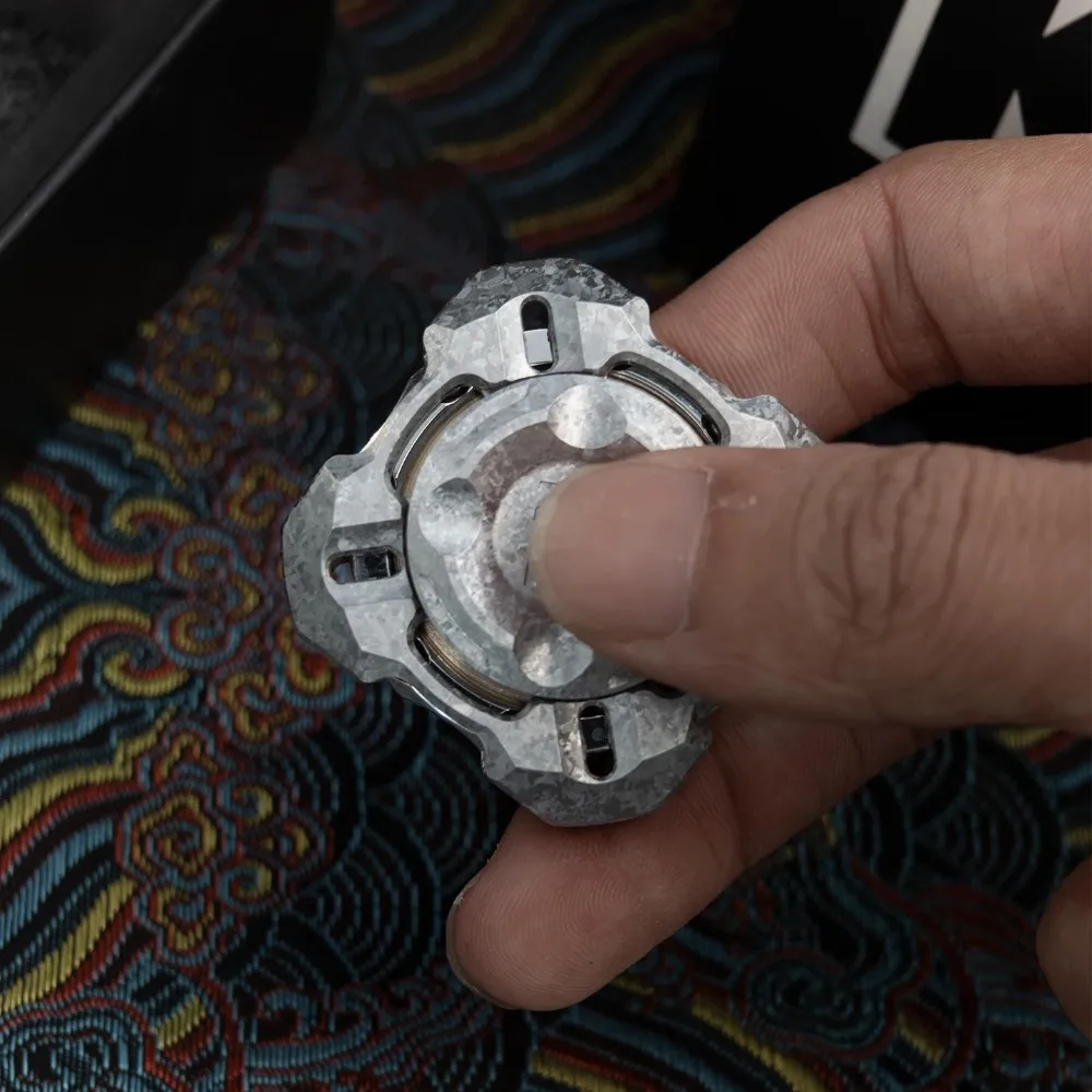 KTS EDC M4 TENON Fidget Spinner Internal And External Linkage Mechanical Exhibition Limited Fidgeting Spinners