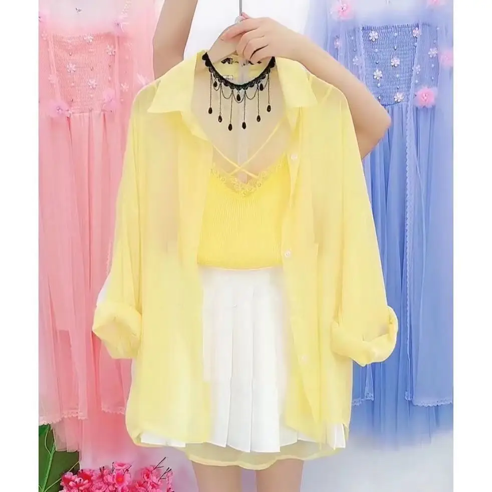 Nova moda feminina sólida tamanho grande fino protetor solar blusa nova com capuz manga longa renda bainha camisa moda primavera outono 2025 wh6