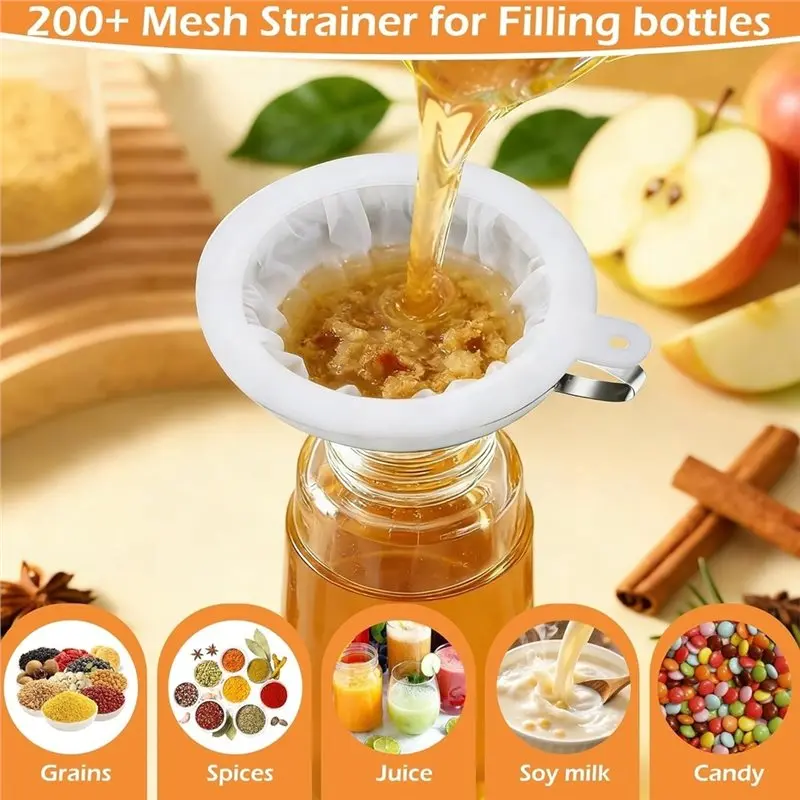 AAAF Stainless Steel Funnels For Kitchen Use Kitchen Gadgets Canning Supplies Kit