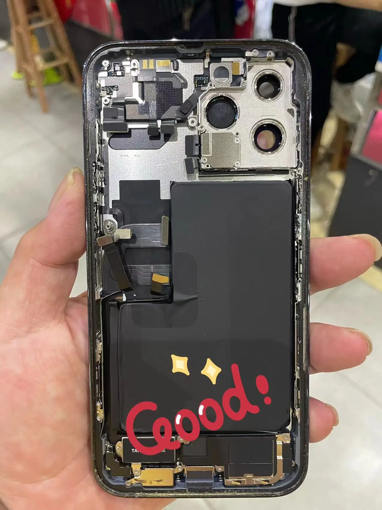 بيع كامل 13promax الإسكان مع الكابلات المرنة، مع البطارية