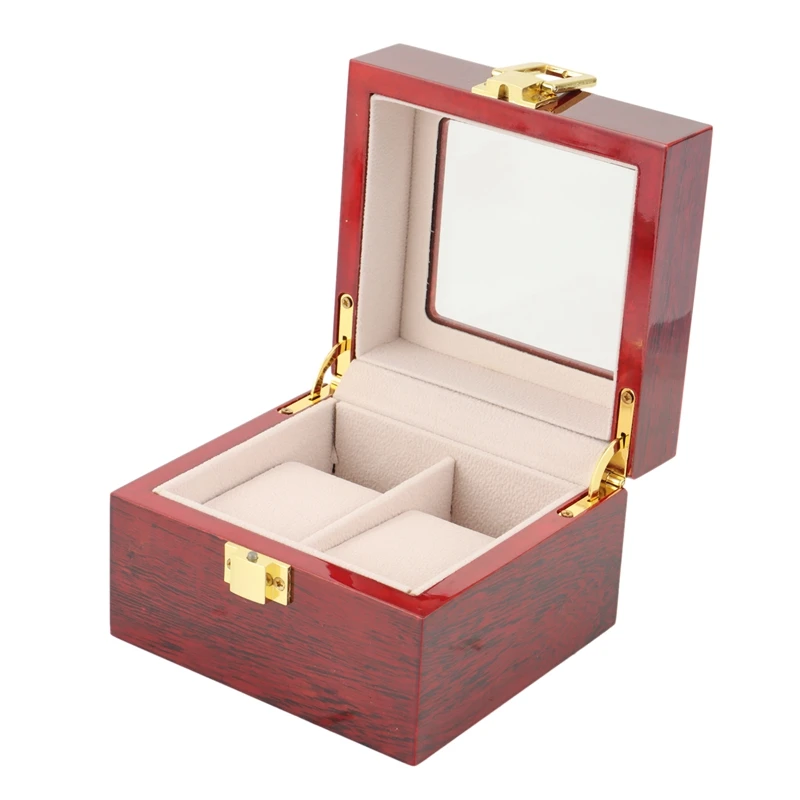 

Wood Storage Watch Boxes 2 Slots Watches Boxes Display Watch Box Jewelry Case Organizer Holder Promotion Boxes