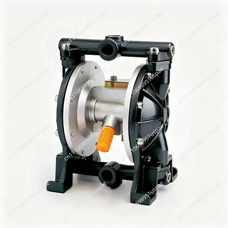 A-15 18l/min Small Pneumatic Diaphragm Pump Mini Air Operated Paint Pump Pressure-stabilized  Aluminum Alloy Diaphragm Pump