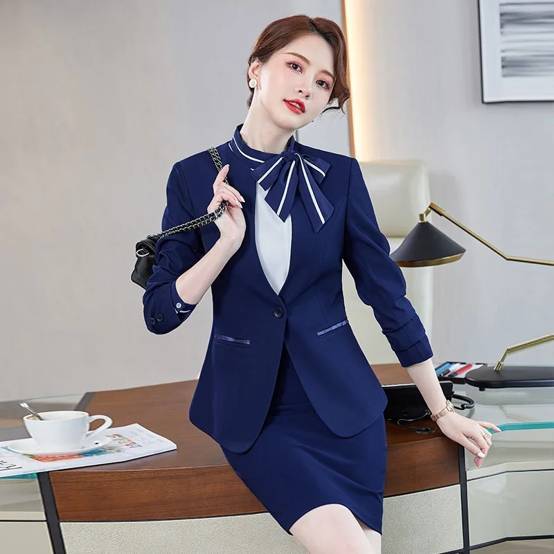 

Property Customer Service Work Clothes Women's Suit Hotel Manager Business Wear Jewelry Shop Tooling Sales Real Estate Work Clot