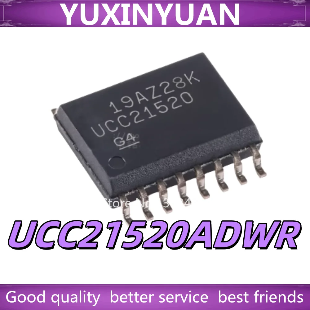 (10PCS)100% New UCC21520 UCC21520A UCC21520DW UCC21520ADW UCC21520DWR UCC21520ADWR