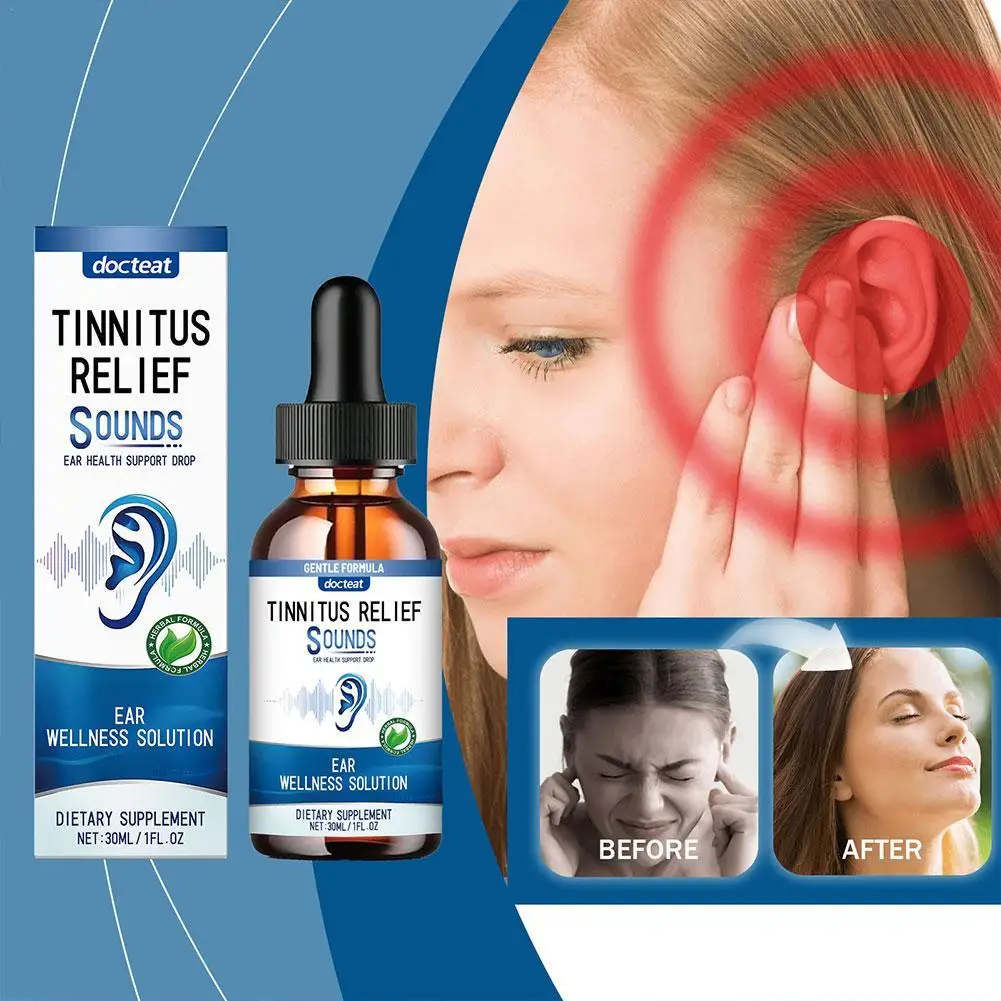

Herbal Tinnitus Relief Drops Improve Hearing Loss Soothe Ear Ringing Pain Swelling Prevent Inflammation Deafness Ear Drops