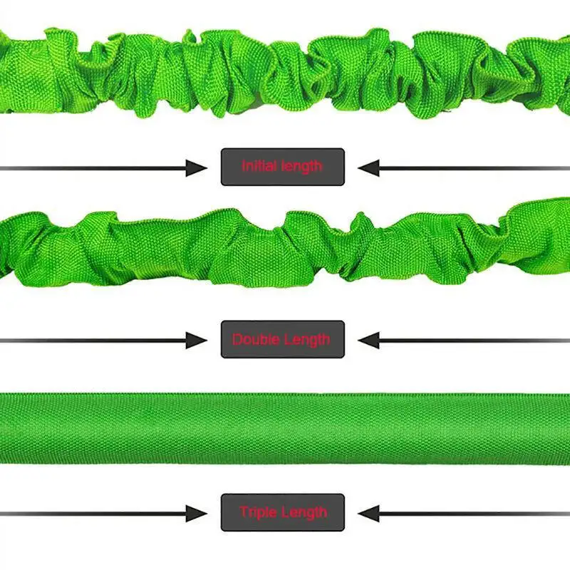 25FT-100FT Ausziehbarer Flexibler Gartenschlauch Gartenbedarf Hochdruck-Autowäsche 7 Wassersprühfunktionen Wasserpistole – Detail 3