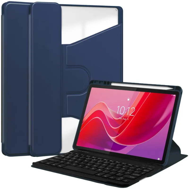 

With Detachable Wireless Keyboard Case For Lenovo Xiaoxin Pad 11"2024 TB-331FC Tablet Cover Tab M11 TB-330FU Pencil Holder Stand