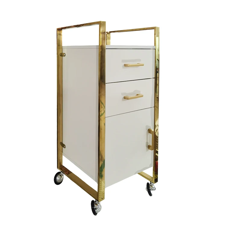 professional beauty case trolley salon trolley with wheel