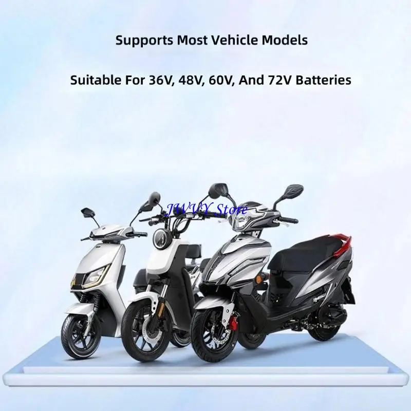 573A Type C USB c Charging Adapter Overloads Protections For 30V-90V Electric Bikes Motorcycles Fast Charging Support