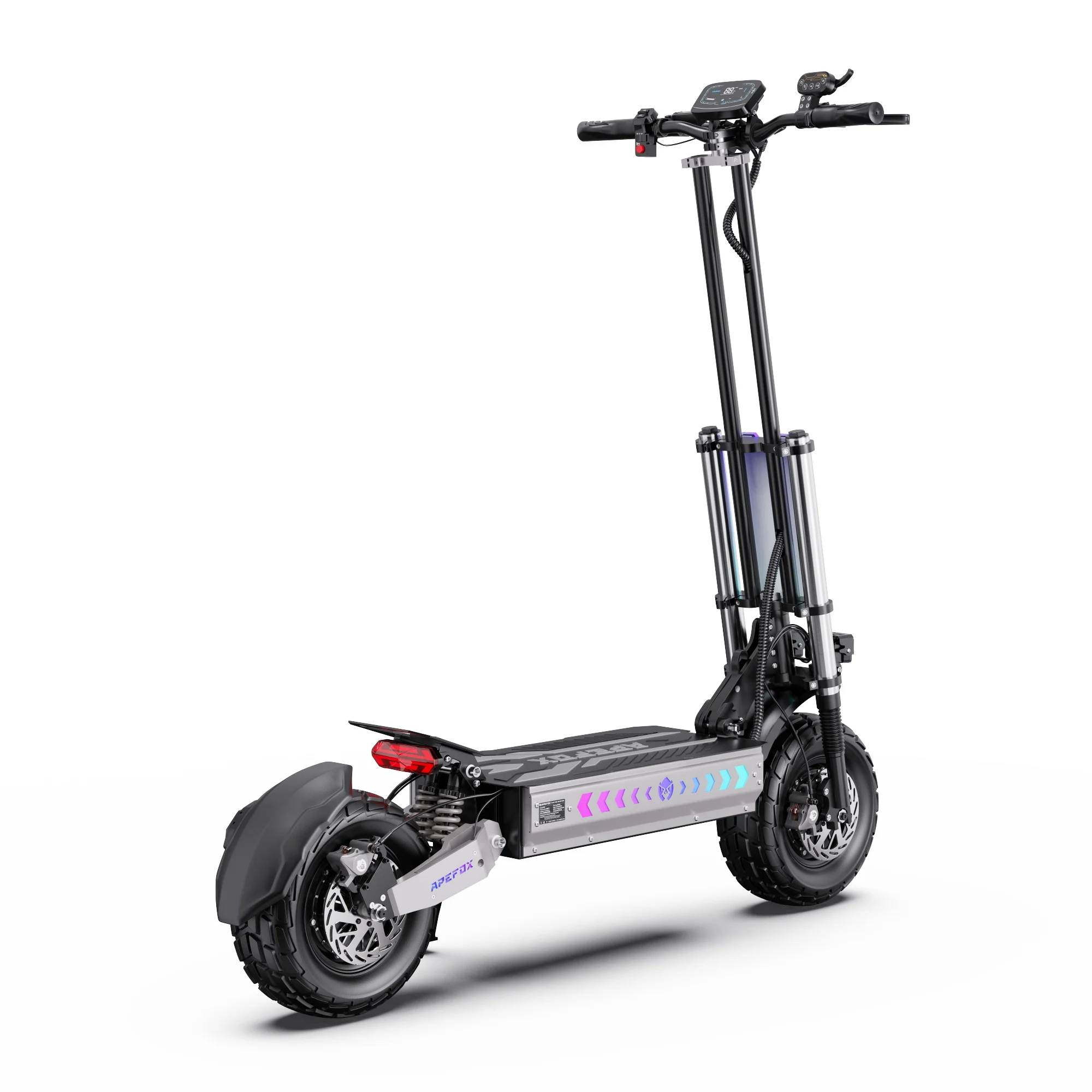APEFOX T90 Erwachsenen-Elektroroller Doppelmotor Faltbarer E-Scooter 60V 31,2AH 13 Zoll Offroad-Reifen Geländetauglicher Elektroroller – Detail 14