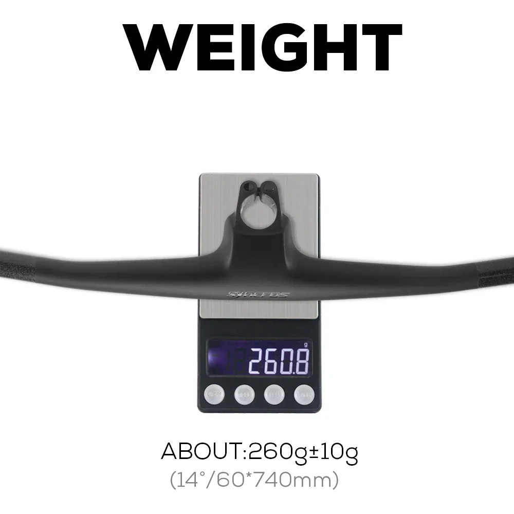 SYNCROS FRASER IC SL XC 50/60 mm für Sparks-Rahmen -9 ° -10 °   -12 °   -14 °   Integrierter Cockpit-MTB-Lenker aus Vollcarbon mit Halterung