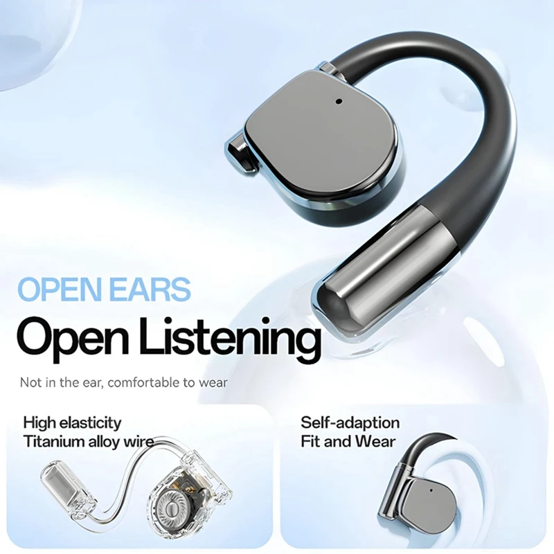 M111 Smart Translator Headset 144-Language AI Translation Earbuds Wireless On-Ear Translator Device B