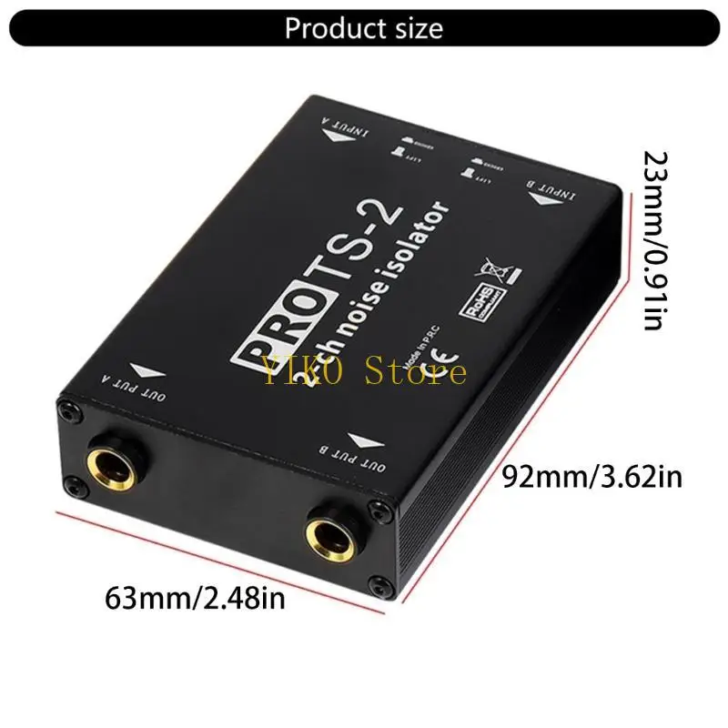K32C 6,5 mm grondringen geluidsisolatorgeluidsfilter voor auto -geluidshuis stereosystemen