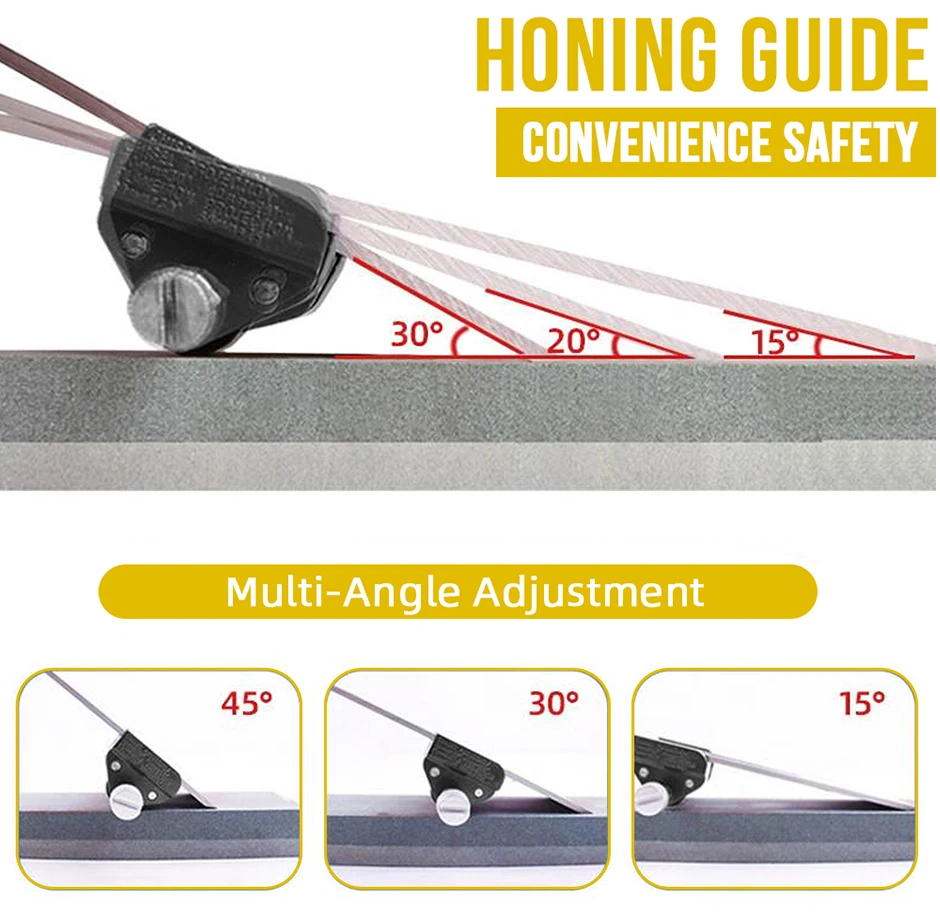 Przyrząd do ostrzenia dłut i samolotów-prowadnica honowania wykonana z żeliwa i stali nierdzewnej do precyzyjnego szlifowania ostrzy i Sharpe