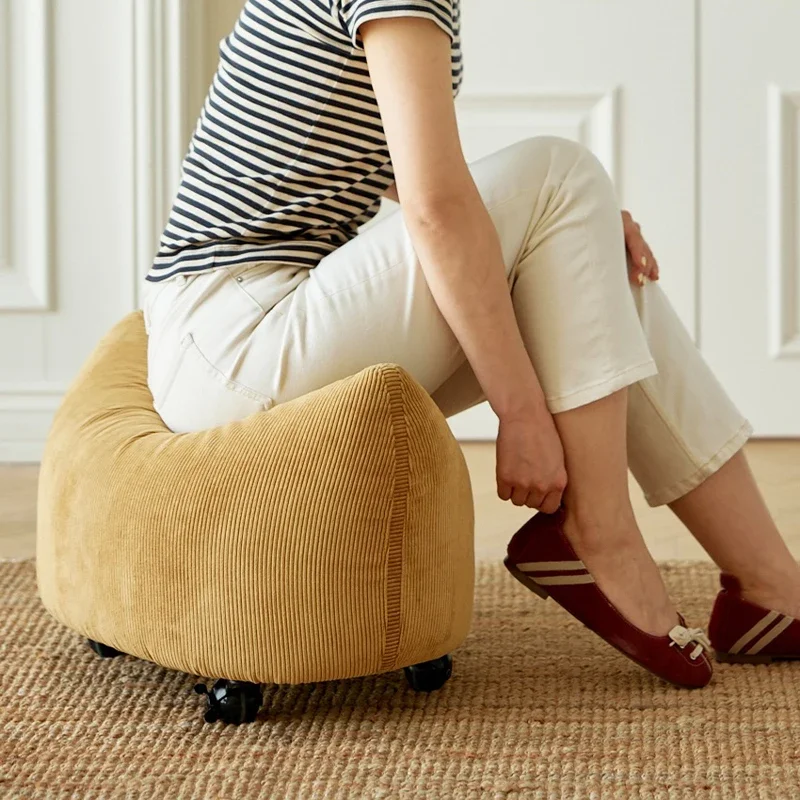 

Small stool household shoe change entrance low octagonal