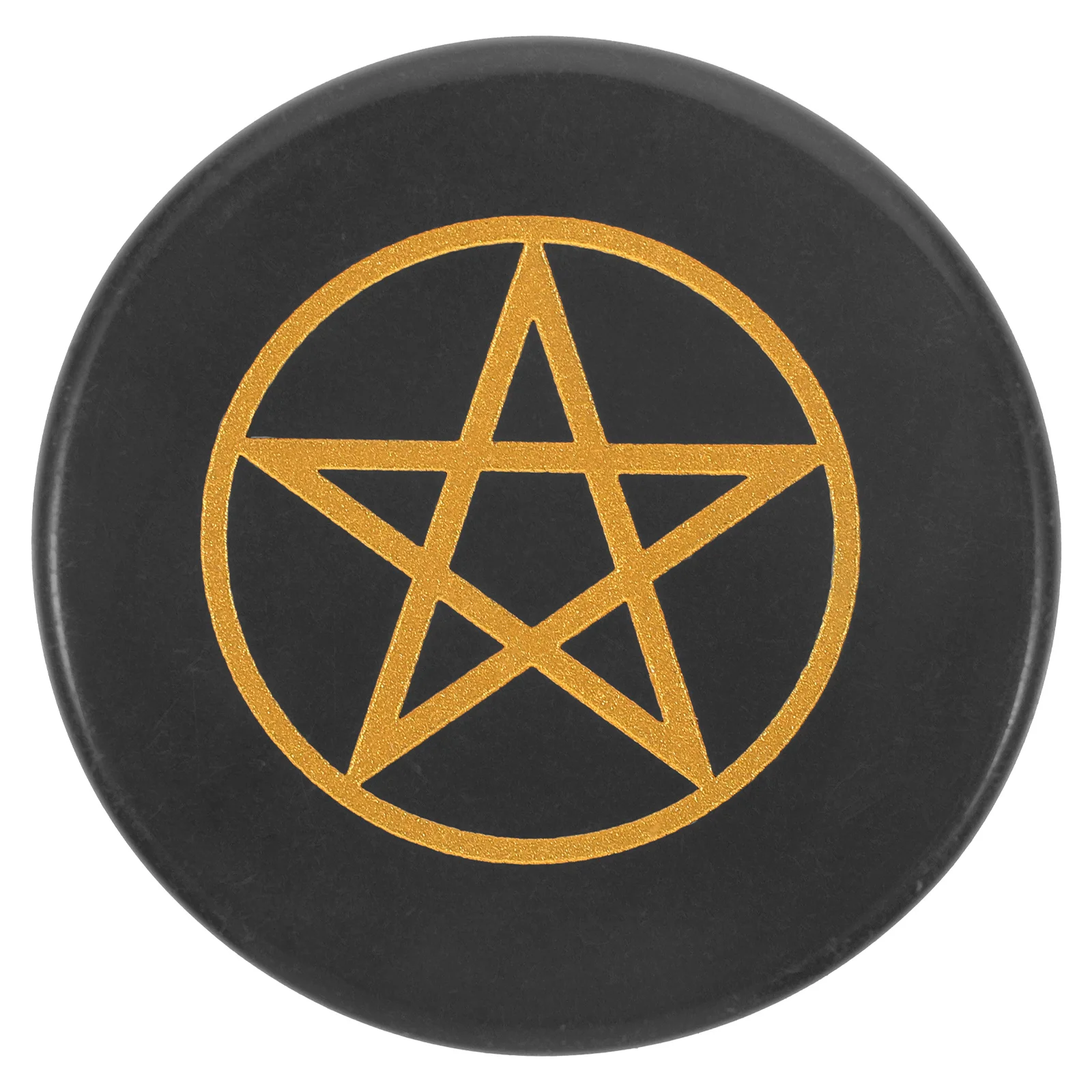 

Obsidian Stone Desktop Pentagram Figurine Pentagram Sculpture Desktop Small Pentagram Stone