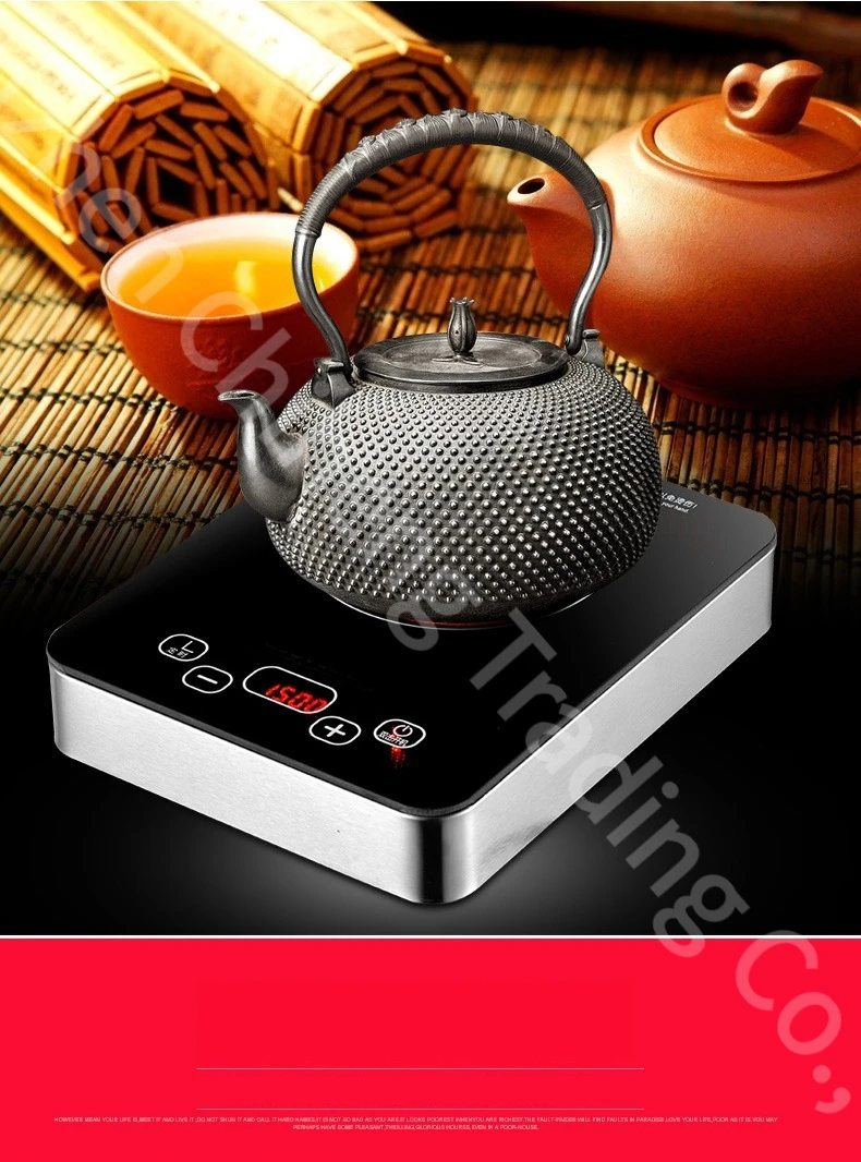 

1500W Household Electric Ceramic Stove Portable Tea Maker Boiler Water Heater Smart Touch Control Pottery Stove