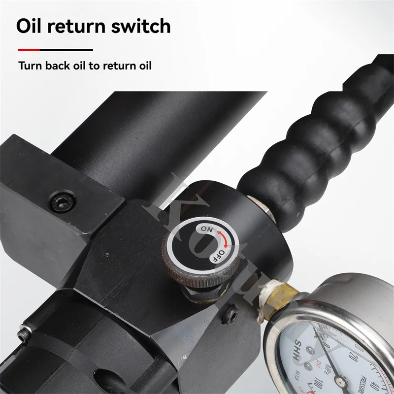 وحدة طاقة كهربائية بمضخة هيدروليكية محمولة ببطارية ليثيوم لأنظمة الزيت/الغاز ذات الضغط العالي #5