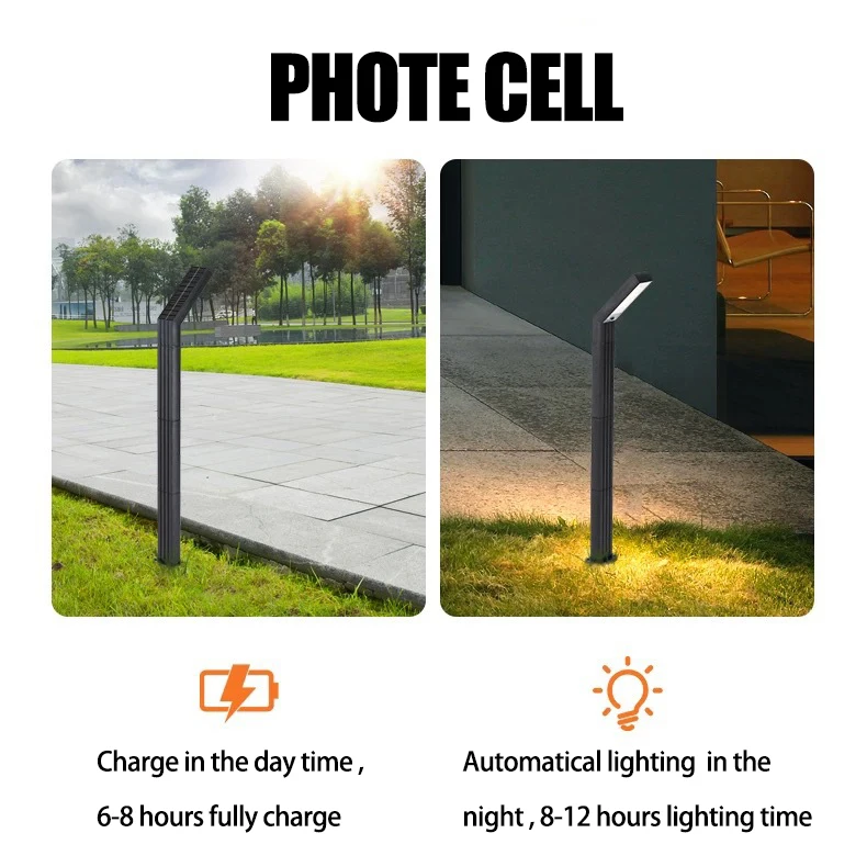 Solar Channel Light Outdoor Bright Solar Light IP65 Waterproof Garden Light Suitable for Outdoor Walkways Fast Delivery