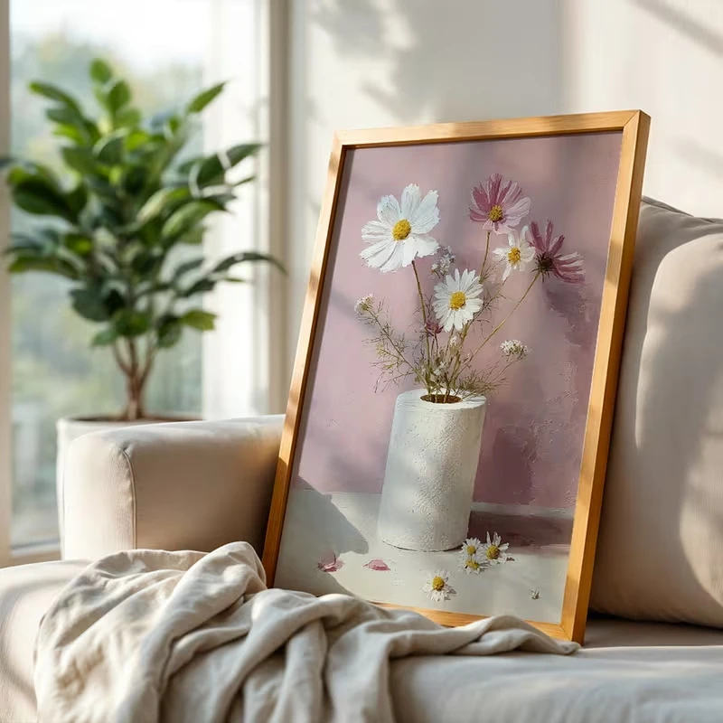 Wall Decorative Paintings Canvas Posters Floral Plant Art Prints Living Room Decor Bedroom Aesthetic