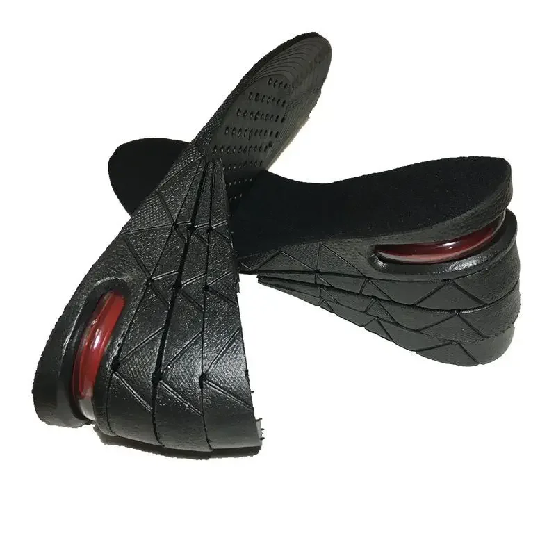 Höhe erhöhen Einlegesohlen Luft Schuh Kissen Lift Einsatz Männer Frauen 3-9cm unsichtbare variable Einlegesohle verstellbarer Schnitt größer Stütz polster – Detail 12