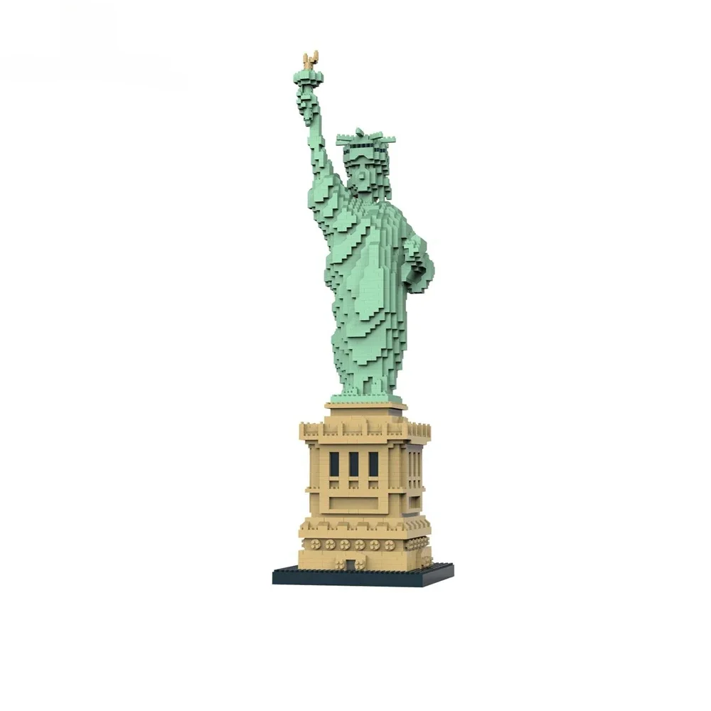 American Statue Of Liberty Miniature Building Blocks Assembled Adult Kids Gift Ideas And History